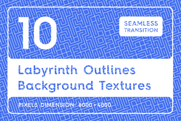 10 Labyrinth Outlines Backgrounds: Versatile, High-Resolution Textures for Creative Projects
