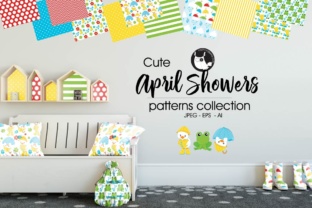 April Showers Pattern Backgrounds: Fresh, High-Quality Design Assets for Creative Professionals