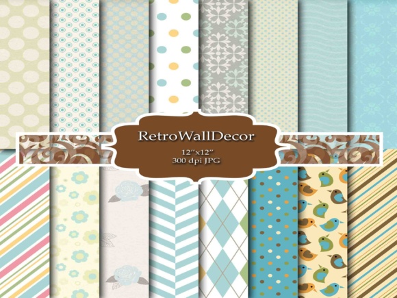 Baby Boy Digital Paper