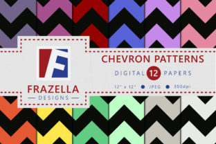 Chevron Pattern Digital Paper Collection