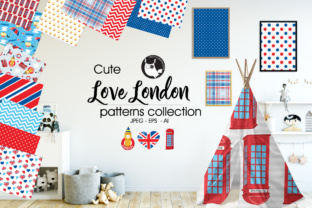 Love London: Cute & High-Quality Pattern Backgrounds
