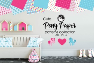 Pony Paper: Super Cute, High-Quality Pattern Background Design for Real Creative Work