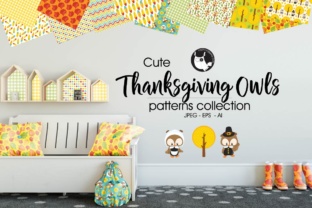 Thanksgiving Owls: Whimsical & Warm Typography