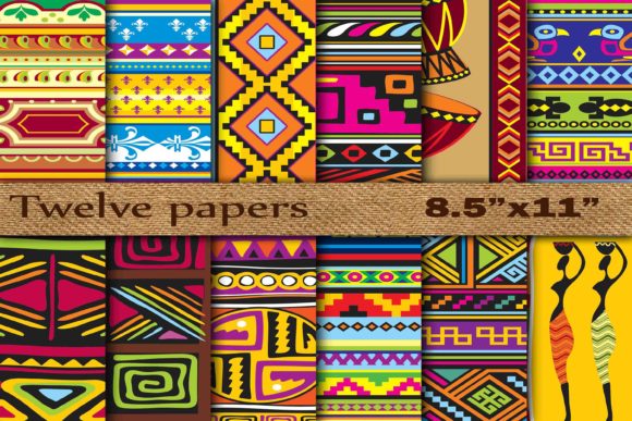 Tribal Digital Papers: Authentic Ethnic Design Resources for Creative Projects